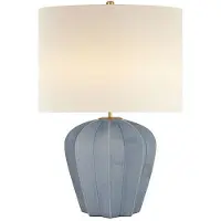 Visual Comfort Pierrepont bordslampa isblå