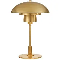Visual Comfort Whitman skrivbordslampa antik mässing