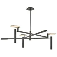 Visual Comfort Melange Floating Disc takkrona brons