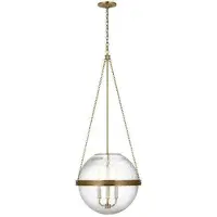 Visual Comfort Reese 18" Globe takpendel mässing