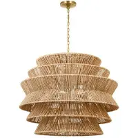 Visual Comfort Antigua takkrona natural abaca XL