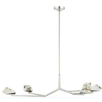 Visual Comfort Carraig 53" 5L takkrona nickel