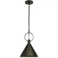 Visual Comfort Limoges takpendel Natural Rust/svart M