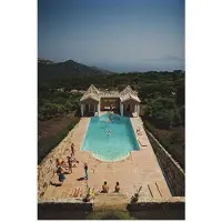 Slim Aarons Pool At El Cuarton
