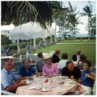 Slim Aarons Al Fresco Luncheon