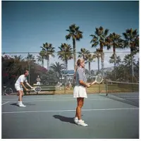Slim Aarons Tennis In San Diego