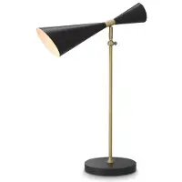 Eichholtz Milos bordslampa antik mässing
