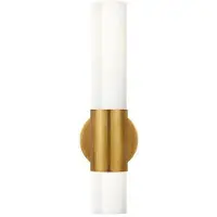 Visual Comfort Penz Cylindrical vägglampa antik mässing