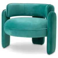 Eichholtz Chaplin fåtölj savona turquoise