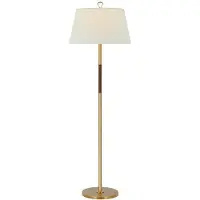 Visual Comfort Griffin golvlampa antik mässing