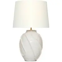 Visual Comfort Idalia 28" bordslampa vit