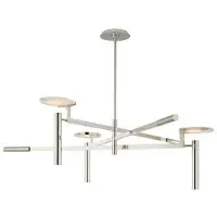 Visual Comfort Melange Floating Disc takkrona nickel