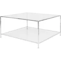 Ruth & Joanna Big Square soffbord krom