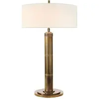 Visual Comfort Longacre Tall bordslampa antik mässing
