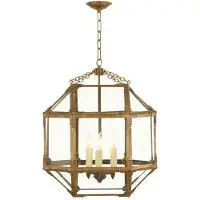 Visual Comfort Morris taklampa Gilded Iron/klarglas M