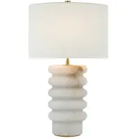 Visual Comfort Onda bordslampa alabaster
