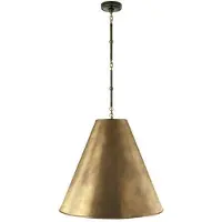Visual Comfort Goodman taklampa brons & antik mässing/antik mässing L