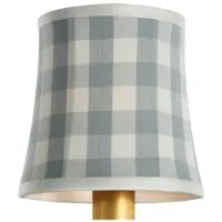 Visual Comfort Schumacher 5" lampskärm lampskärm sky elton check soft empire