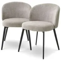 Eichholtz Lloyd matstol sisley grey 2-pack