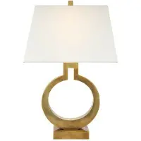 Visual Comfort Ring Form bordslampa antik mässing