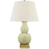 Visual Comfort Gourd Form bordslampa Celadon