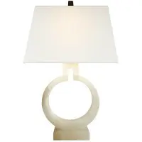 Visual Comfort Ring Form bordslampa alabaster