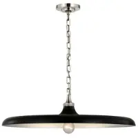 Visual Comfort Piatto takpendel nickel/svart L