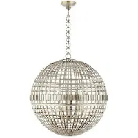 Visual Comfort Mill Globe taklampa silver L