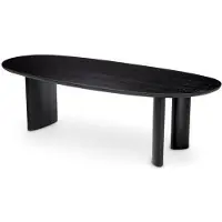 Eichholtz Lindner matbord black veneer