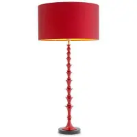 Eichholtz Arabella bordslampa bordeaux red finish
