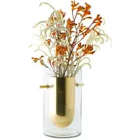 Klong Alba vas mässing cylinder