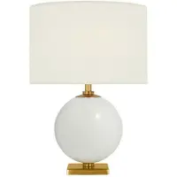 Visual Comfort Elsie 12" portabel bordslampa cream