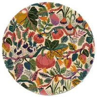 Classic collection Heritage garden matta rund cream