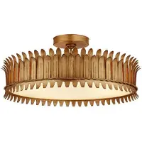 Visual Comfort Leslie 21" plafond Gilded Iron
