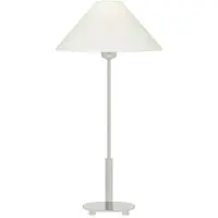 Visual Comfort Hackney bordslampa nickel