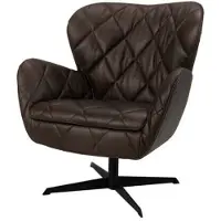 Artwood Jade swivel fåtölj espresso läder