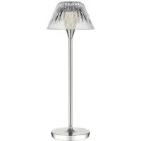 Visual Comfort Blaze 16" bordslampa uppladdningsbar nickel