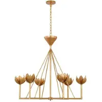 Visual Comfort Alberto Low takkrona guld L