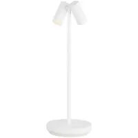 Visual Comfort Doppia bordslampa uppladdningsbar vit