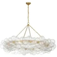 Visual Comfort Talia 63" ring takkrona guld