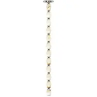 Visual Comfort Collier alabaster 36 takpendel nickel 3000k