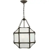 Visual Comfort Morris taklampa zink/frostat glas S
