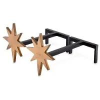 Eichholtz Star andiron mässing 2-pack
