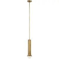 Visual Comfort Precision Petite takpendel förlängd antik mässing