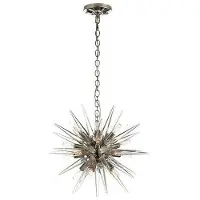 Visual Comfort Quincy Sputnik takkrona nickel