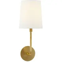 Visual Comfort Go Lightly vägglampa Gilded/linne