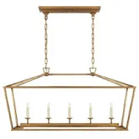 Visual Comfort Darlana taklampa linjär gilded Iron