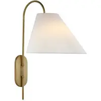 Visual Comfort Kinsley vägglampa justerbar mässing