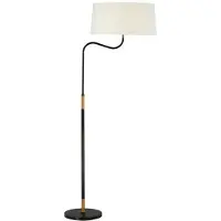 Visual Comfort Canto golvlampa justerbar brons/mässing