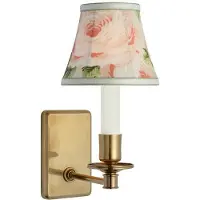 Visual Comfort Tara 11" vägglampa antik mässing/blush salisbury